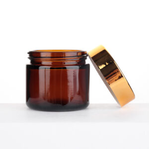 Refined Brown Glass Jars
